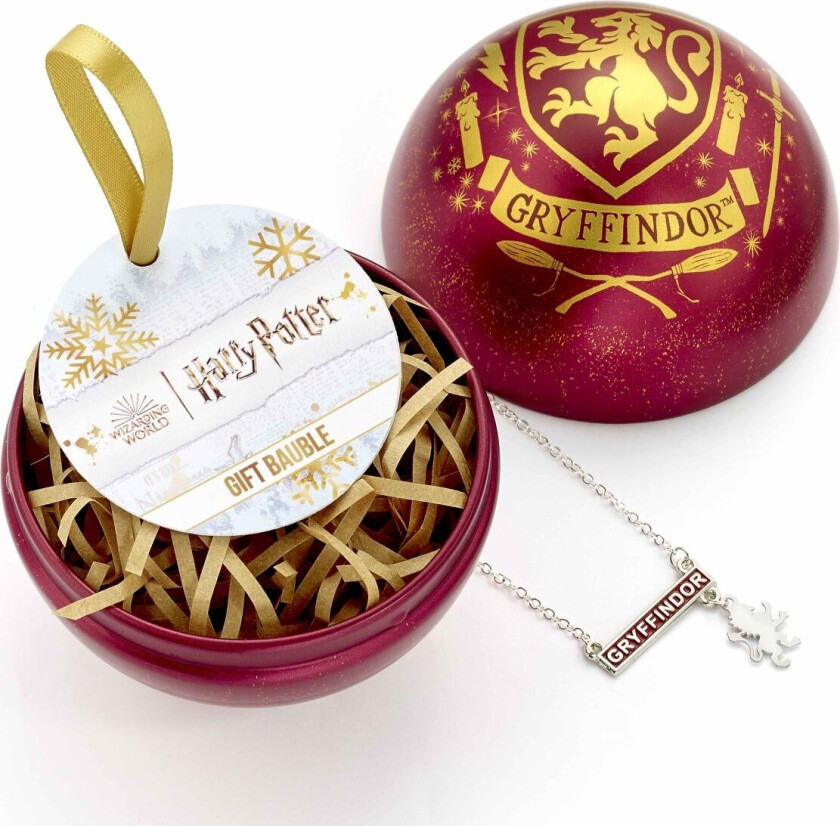 Julekule Med Smykke Gryffindor | Supernerds.no - Norsk Nettbutikk