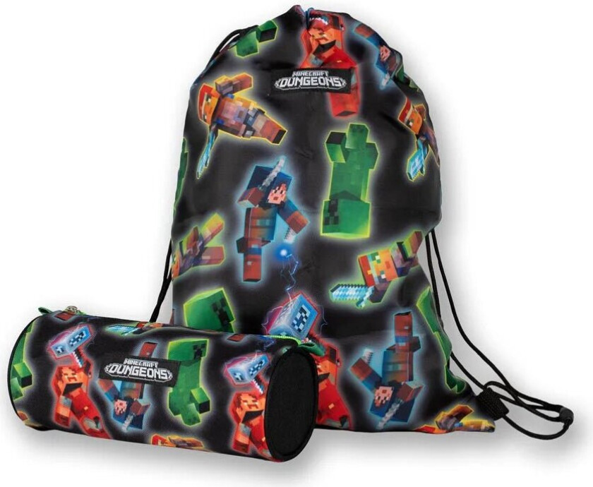 Dungeons Premium Gymbag og Pennal | Supernerds.no - Norsk Nettbutikk