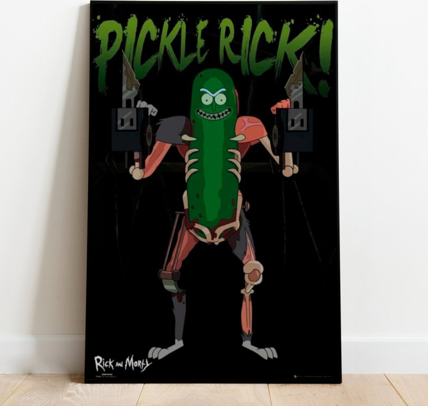 Plakat Pickle Rick - 91,5 x 61 cm | Supernerds.no - Norsk Nettbutikk