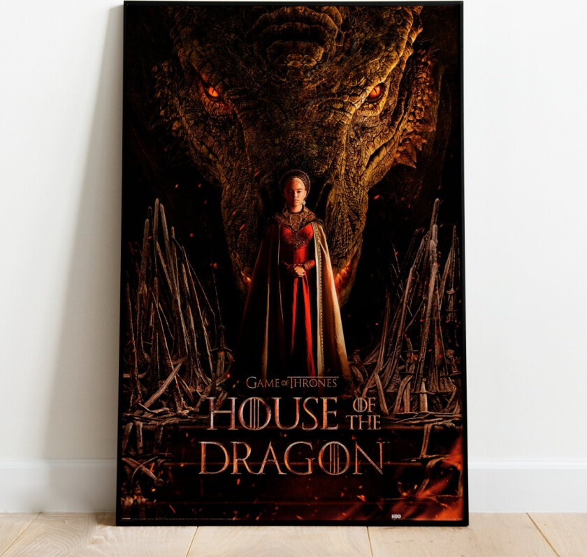 Plakat Dragon Throne - 91,5 x 61 cm | Supernerds.no - Norsk Nettbutikk