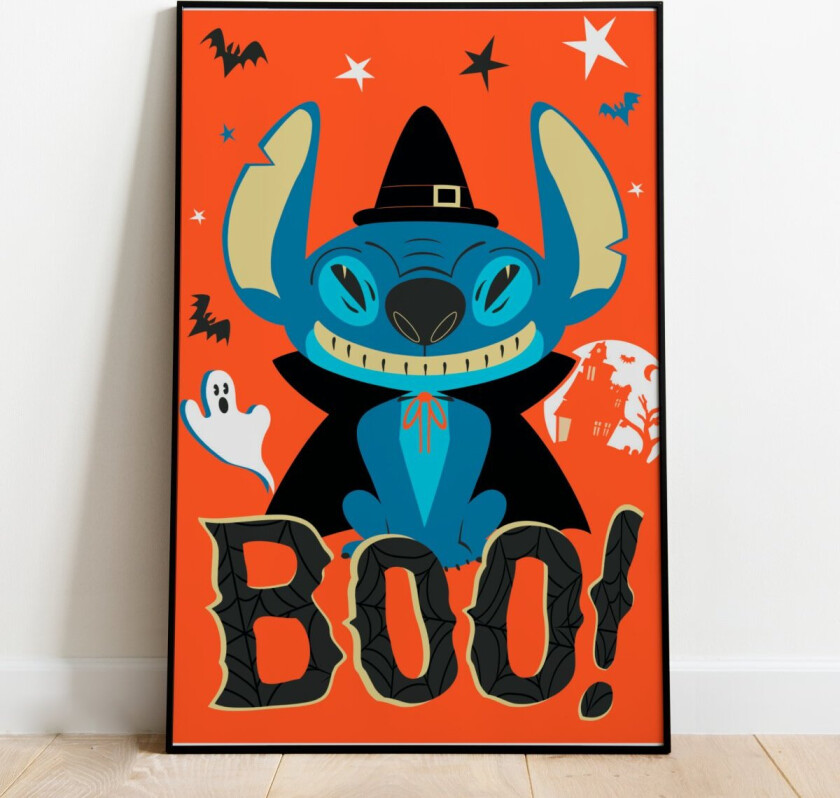 Disney's Lilo and Stitch Plakat Boo - 91,5 x 61 cm | Supernerds.no - Norsk Nettbutikk