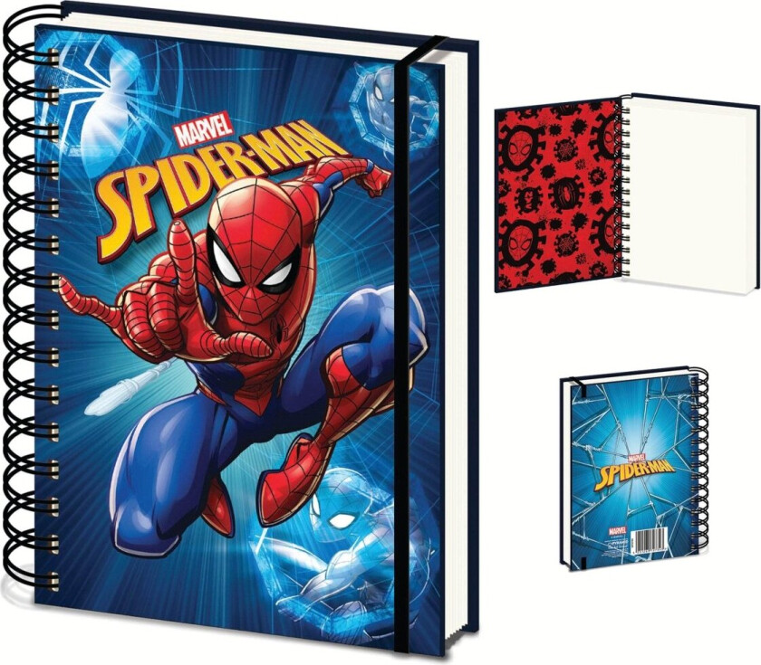 Marvel's Spider-Man Notatbok A5 Web Strike | Supernerds.no - Norsk Nettbutikk