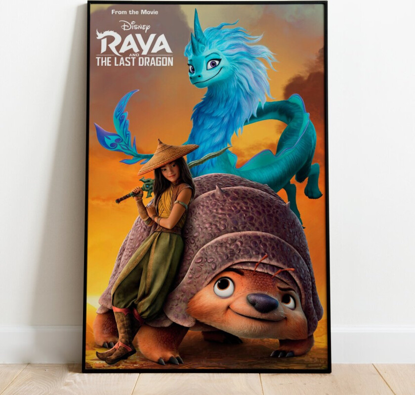 's Raya And The Last Dragon Plakat Sunset - 91,5 x 61 cm | Supernerds.no - Norsk Nettbutikk