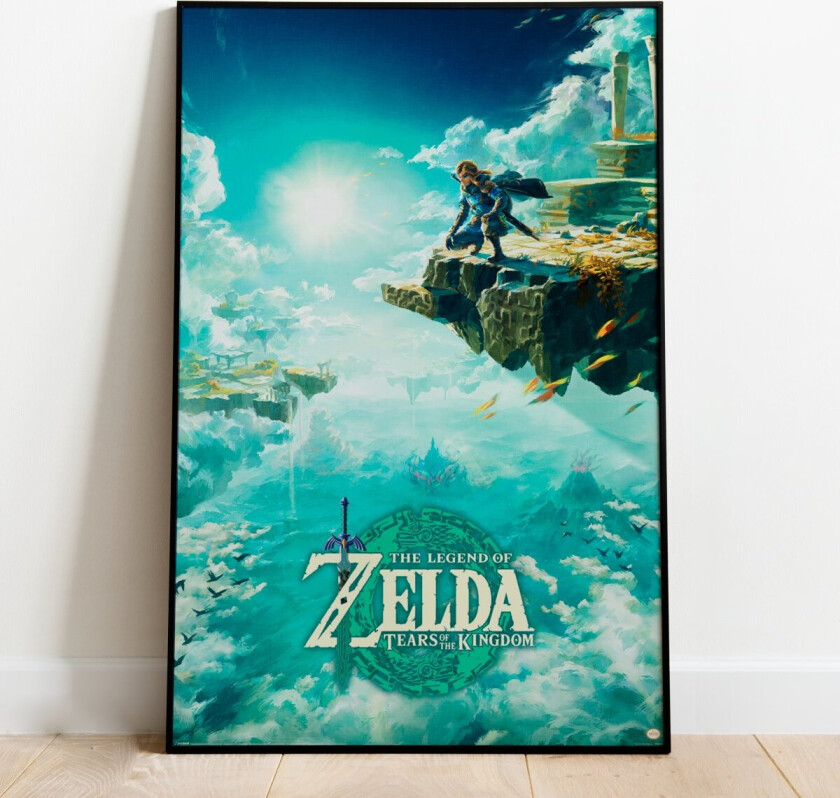 Plakat Tears of The Kingdom Hyrule Skies - 91,5 x 61 cm | Supernerds.no - Norsk Nettbutikk