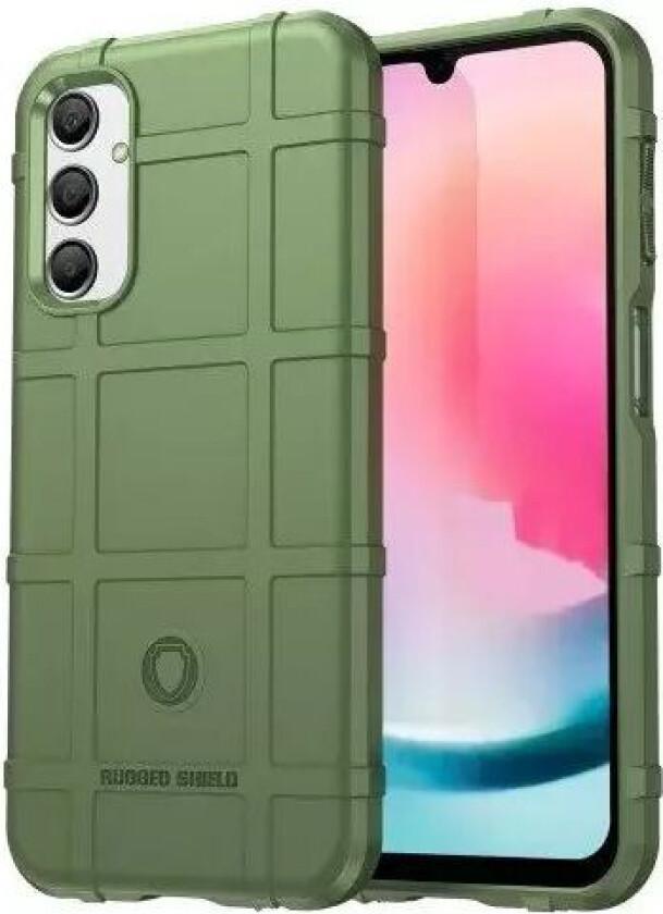 Samsung Galaxy A24 Rugged Shield Håndverker Deksel - Grønn