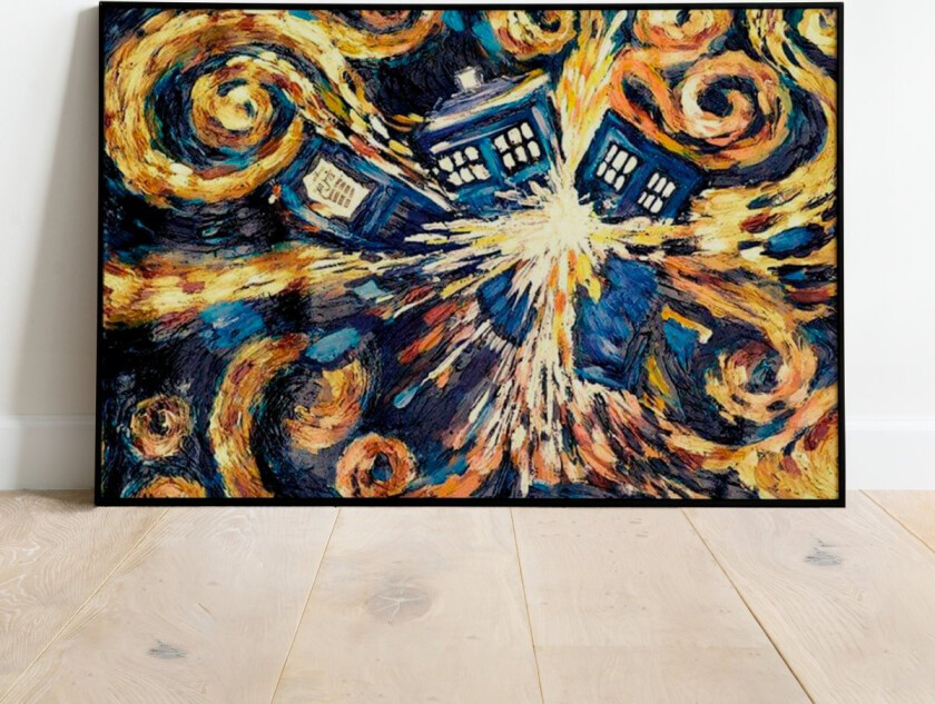 Plakat Exploding Tardis - 91,5 x 61 cm | Supernerds.no - Norsk Nettbutikk