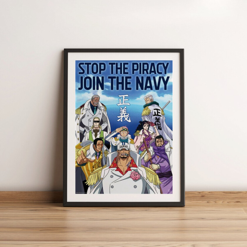 Plakat 52 x 38 cm Marine Army | Supernerds.no - Norsk Nettbutikk