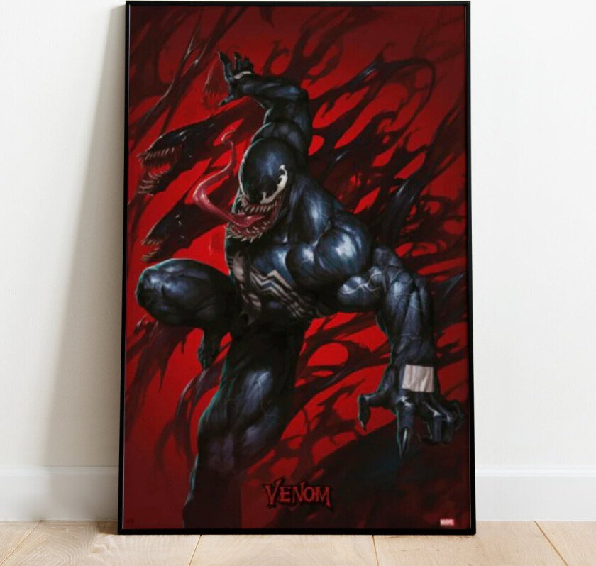 Marvel's Venom Plakat Attack - 91,5 x 61 cm | Supernerds.no - Norsk Nettbutikk