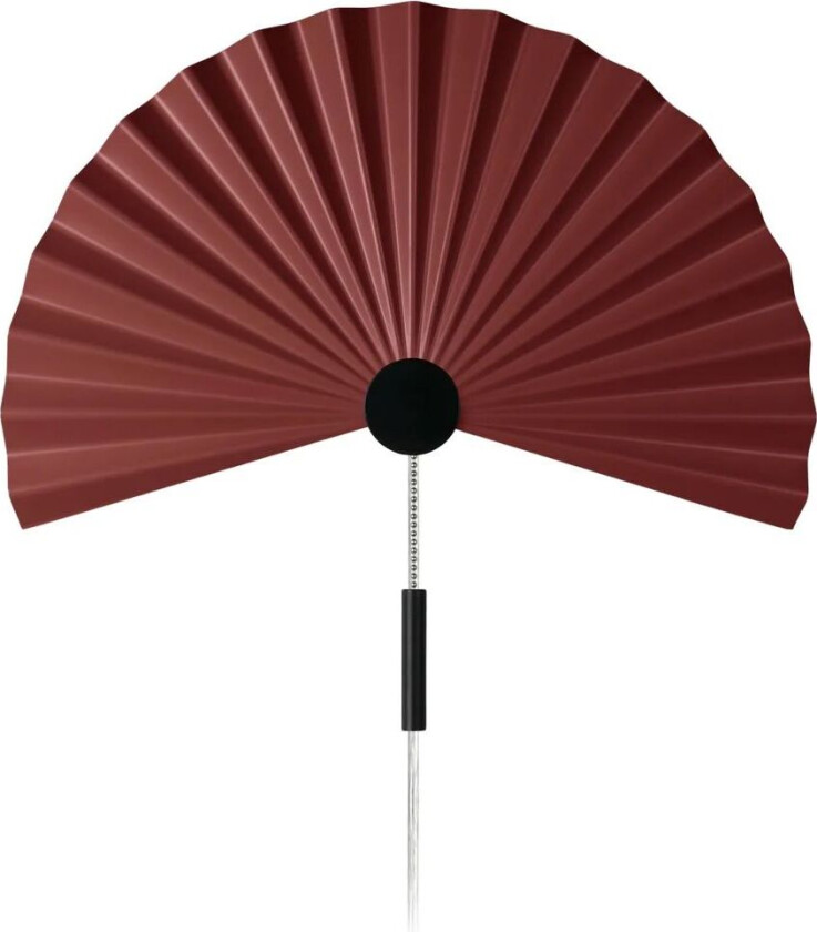 Zen vegglampe 35 cm Maroon-black