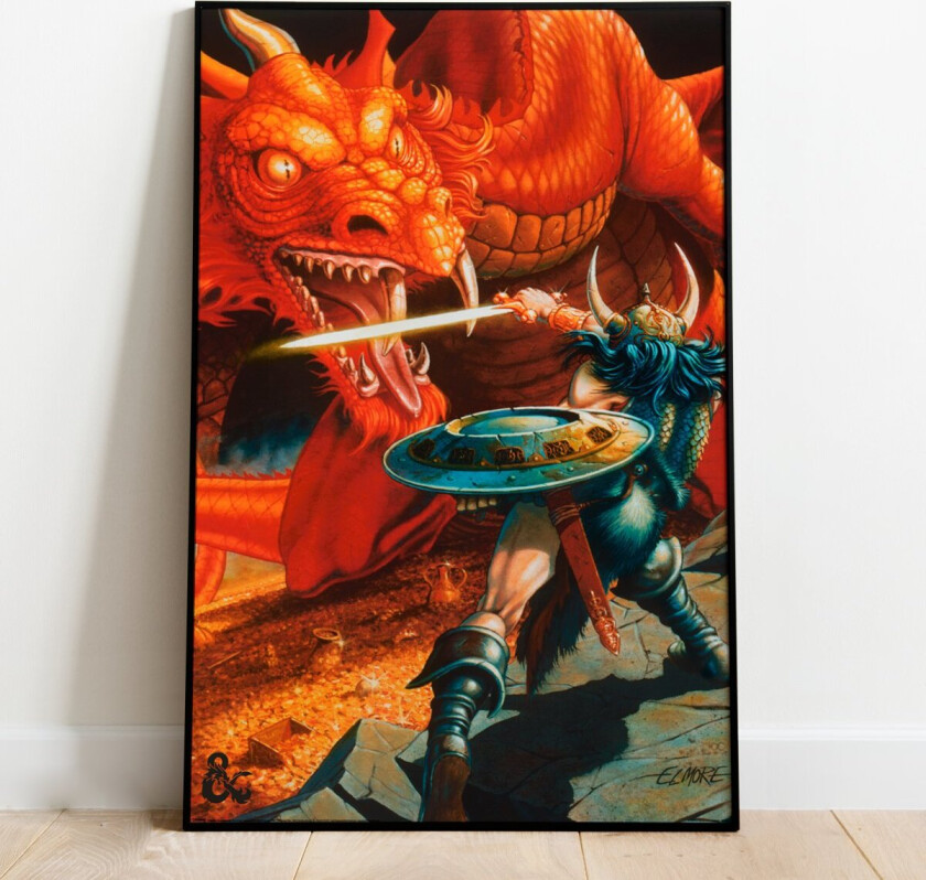 Plakat Red Dragon - 91,5 x 61 cm | Supernerds.no - Norsk Nettbutikk