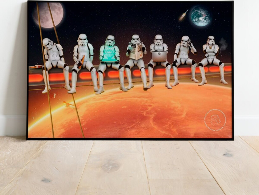 Plakat Original Stormtrooper On Girders - 91,5 x 61 cm | Supernerds.no - Norsk Nettbutikk