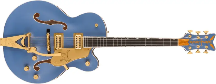 Falcon Hollow Body String-Thru Bigsby, EB, Cerulean Smoke
