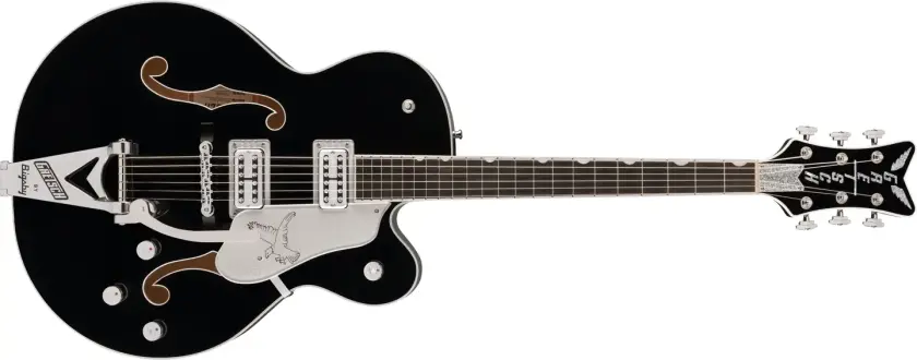 Falcon Hollow Body String-Thru Bigsby, EB, Black