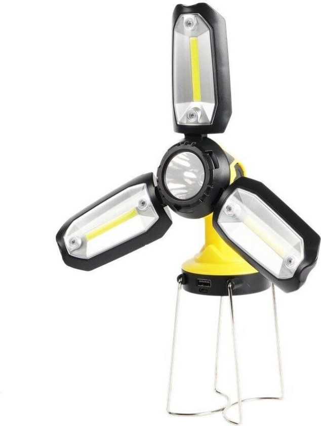 Campinglampe, oppladbar 1200 mAh