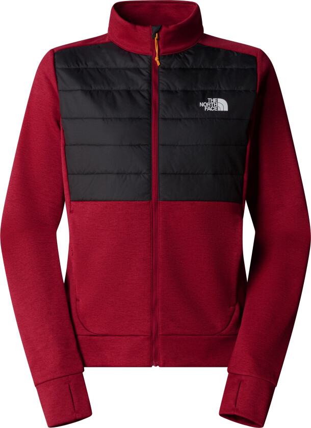 Women's Reaxion Hybrid Jacket Beetroot Dark Heather/Asphalt Grey L