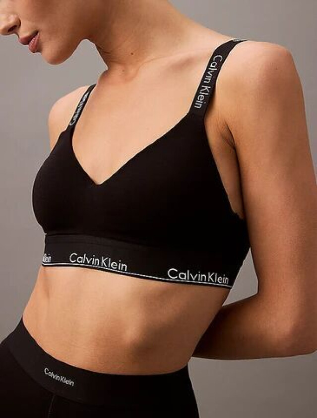 Calvin Light Lined Bralette - Black W. Dtm Wb L