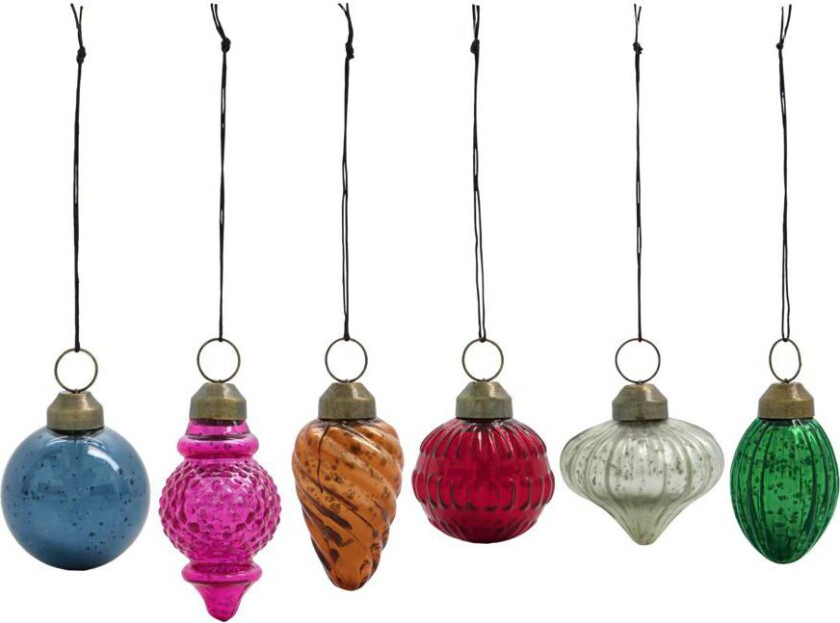 Bunch juletreanheng 6 deler Multi