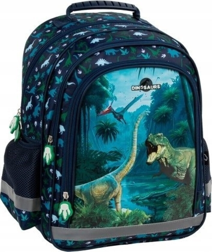 Ryggsekk 28X37x13 1Zam 4 Lommer 15B Dinosaur 19 Derf