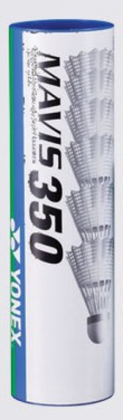 Mavis 350, Syntetisk Fjærball, Gult, 6 Stykker, Rør