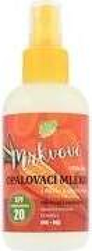 - 100% Natural sunscreen lotion with carrot extract SPF 20 150ml