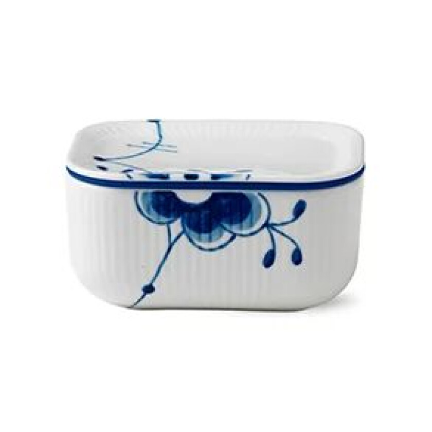 Blue Fluted Mega smørskål 6,8 cm