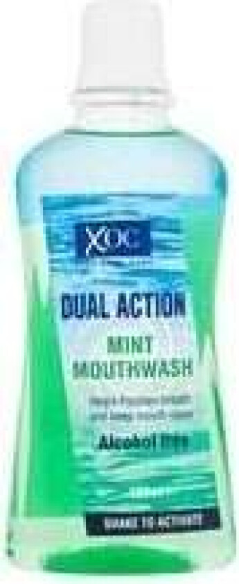 - Dual Action Mint Mouthwash - Ústní voda pro svěží dech a čistou ústní dutinu 500ml