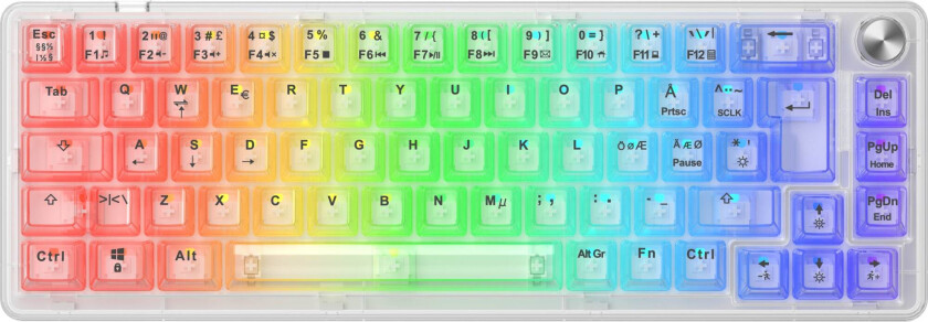 C450 Mini Clear65 tastatur (gjennomsiktig)