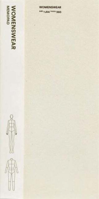 Fashionary Womenswear Memopad av Fashionary