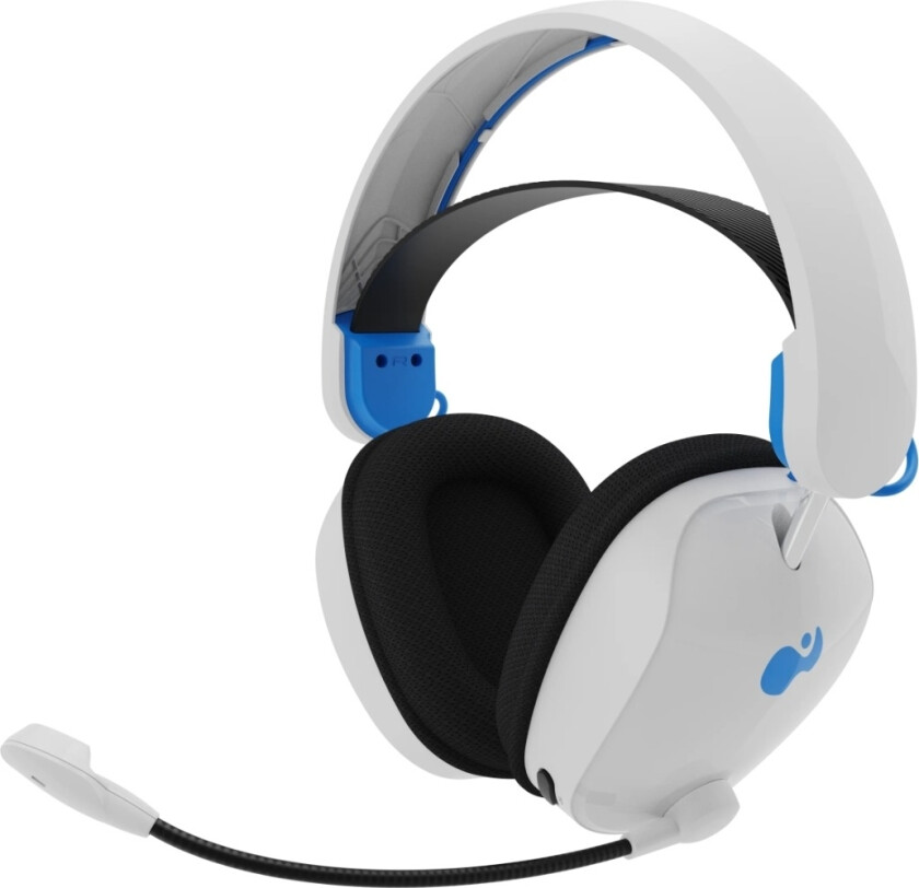 White Phantom Air Dual-Mode trådløst headset for PS5 og PC, hvit