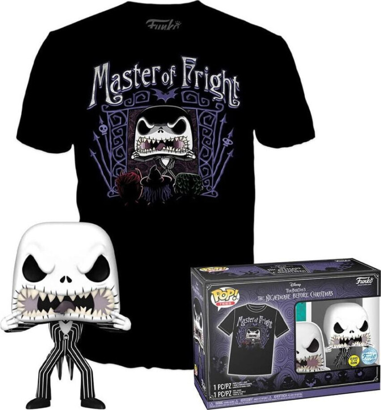 Pop! and Tee Jack Skellington (L)