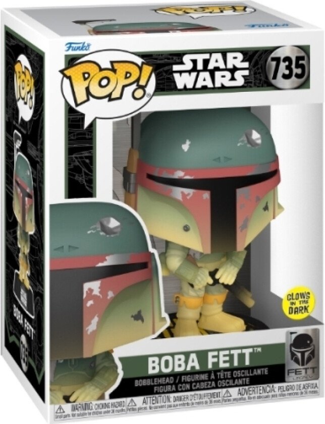 Funko! Pop Vinylstar Warsboba Fett W/(Gw)
