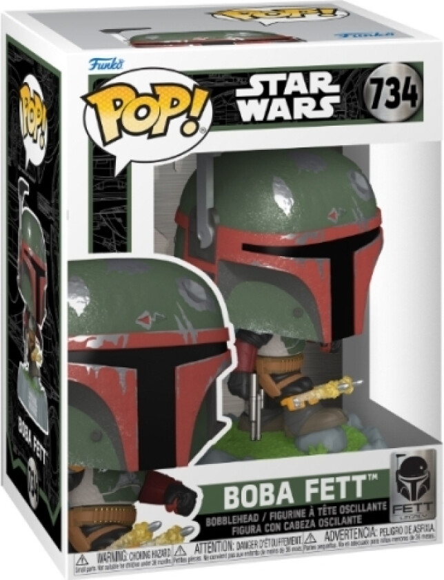 Funko! Pop Vinylstar Warsboba Fett W/Rockets