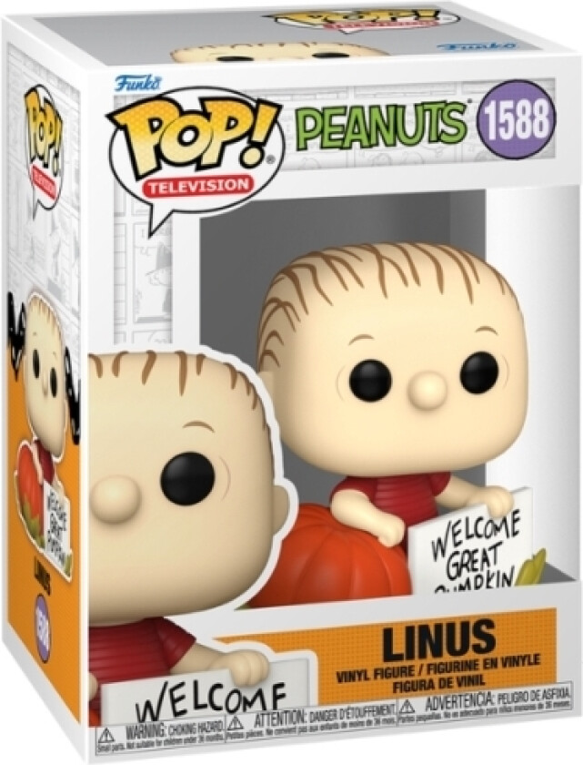 Funko! Pop Vinyl Peanut Linus W. Pumpkin