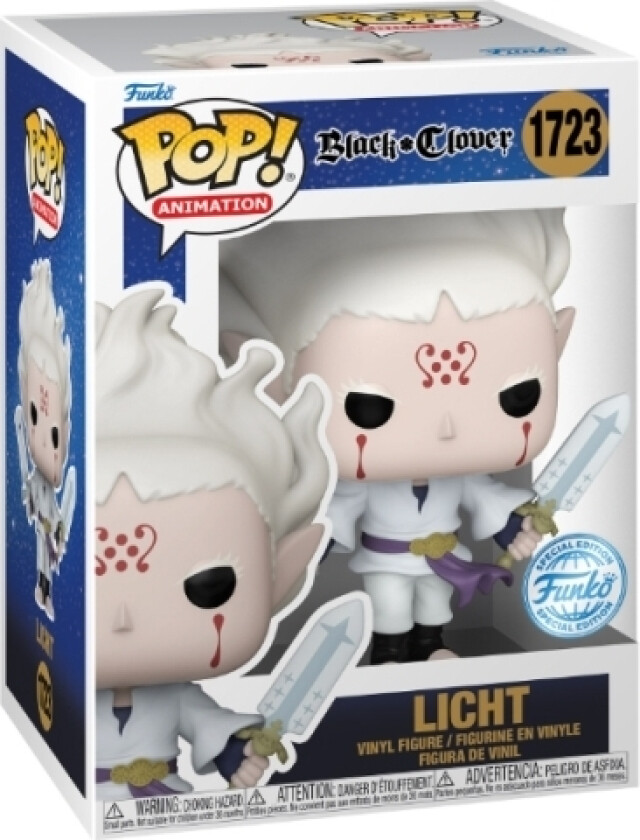 Funko! Pop Vinyl Excl Black Clover Licht W/Swords