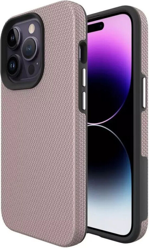 iPhone 15 Pro Plast Håndverker Deksel - Rose Gold