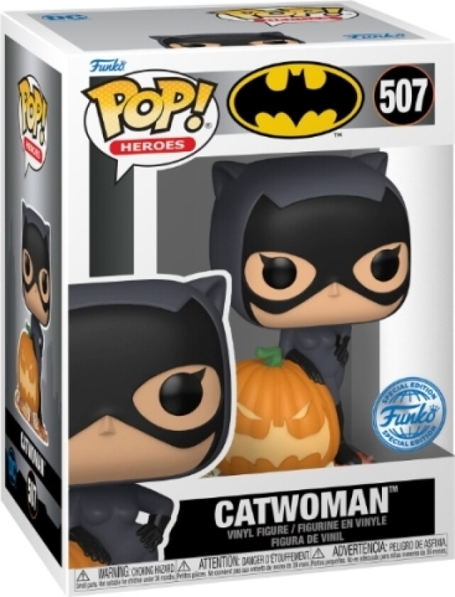 Funko! Pop Vinyl Excl Dc Catwoman W/Pumpkin
