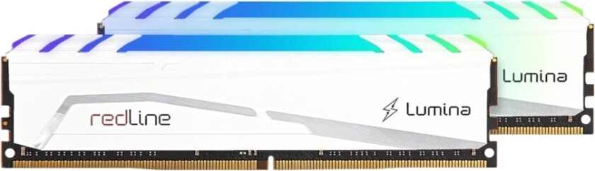 Mushkin Redline Lumina - Ddr4 - Sett - 64 Gb: 2 X 32 Gb - Dimm 288-Pin - 3200 Mhz / Pc4-25600 - Cl14 - 1.35 V - Ikke-Bufret - Ikke-Ecc - Hvit