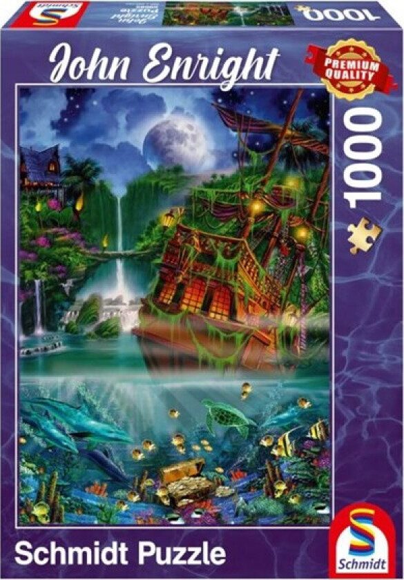 Puzzle - John Enright: Sunken treasure (1000 pieces) Gulv