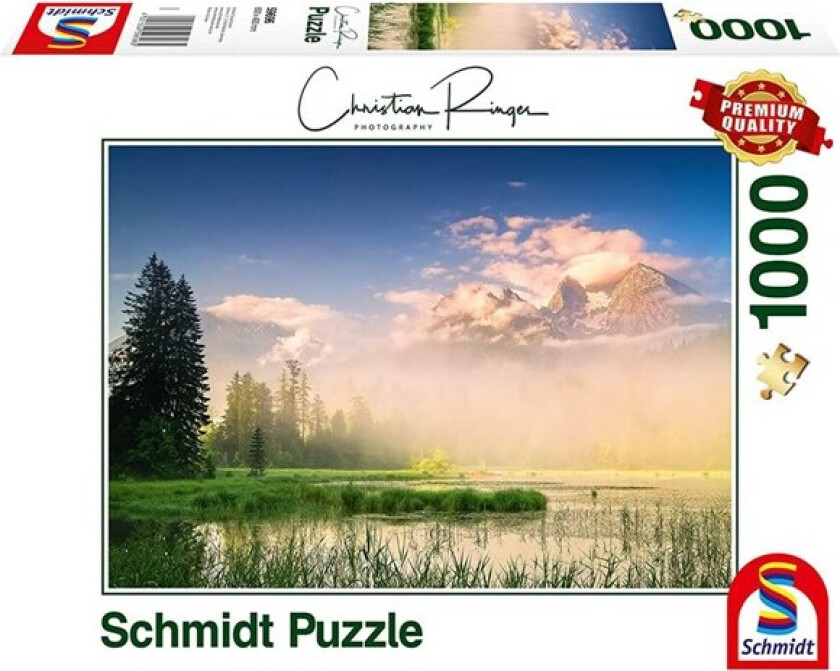 Puzzle - Christian Ringer: Lake Taubensee (1000 pieces) Gulv