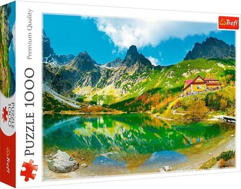 Puzzle - Shelter over the Green Pond Tatras Slovakia (1000 pieces) Gulv