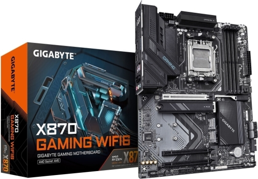 Gigabyte X870 Gaming Wifi6, Amd, Socket Am5, Amd Ryzen™ 7, Socket Am5, 256 Gb, Ddr5-Sdram