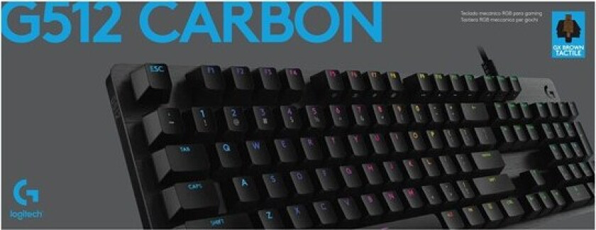 Gaming G512 - Gamingtastatur - Nederlandsk - Svart