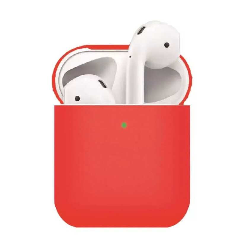 Apple AirPods (1. & 2. gen.) Tynt Silikondeksel - Rød