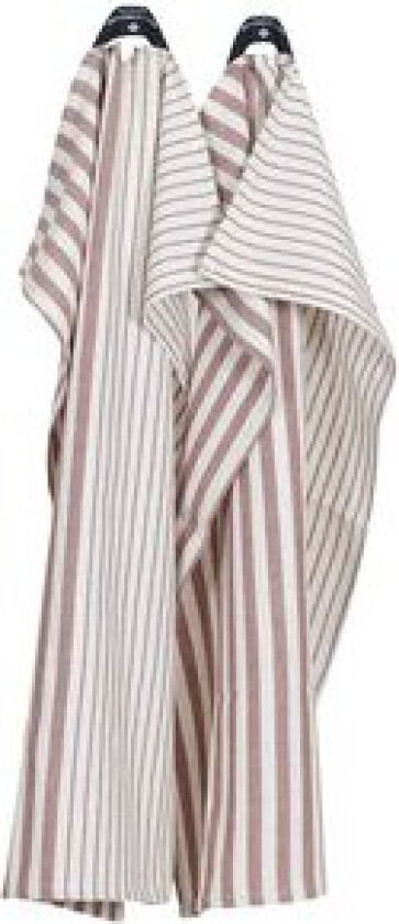 Kjøkkenhåndkle Viktor stripete 2-pk resirkulert