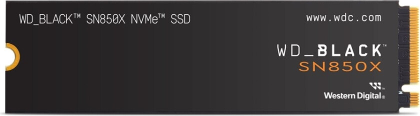Wd_Black Sn850x Wds800t2x0e - Ssd - Kryptert - 8 Tb - Intern - M.2 2280 - Pcie 4.0 X4 (Nvme) - Tcg Opal Encryption 2.01