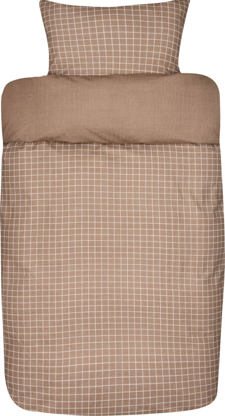 Høie sengetøy - 140x200 cm - Wilde orange - 100% ekstra fin bomull sengesett