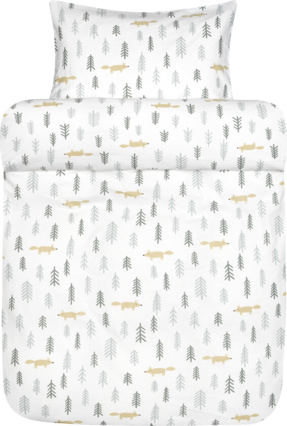 Høie sengetøy - 140x200 cm - Wilde orange - 100% ekstra fin bomull sengesett