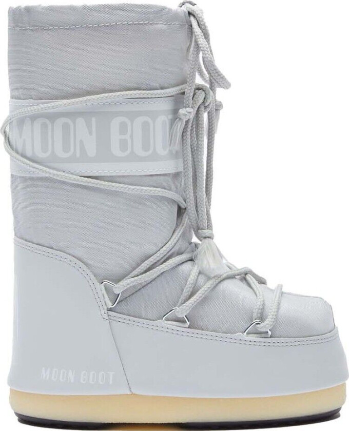 Moon Boot Kids' Icon Nylon Glacier Gray 31/34