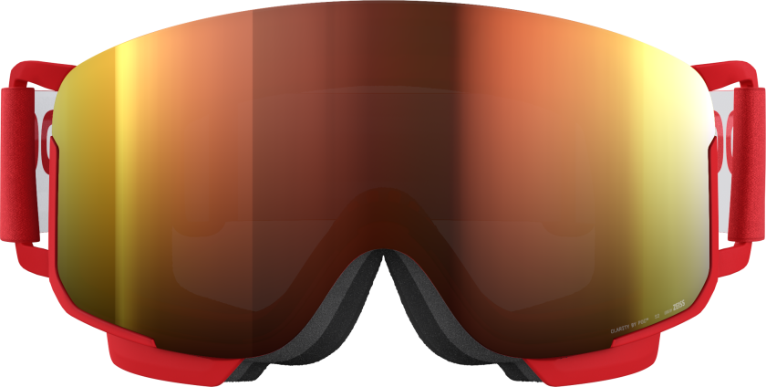 POC Nexal Mid Prismane Red/partly Sunny Orange One Size