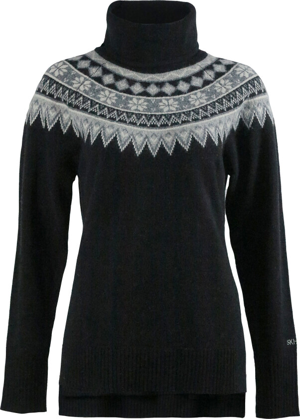 Women's Scandinavian Roll Neck Black M